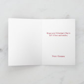 Carte Tu es une Chatte de la Saint-Valentin vraiment Spé (Intérieur)
