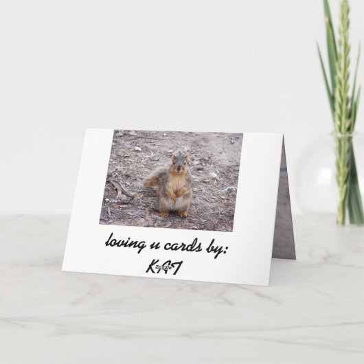 Carte Tu es une noix (Dos)