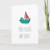 Carte Tu fais flotter mon bateau (Devant)