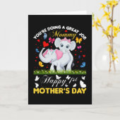 Carte Tu Fais Un Bon Travail, Maman (Fleur jaune)