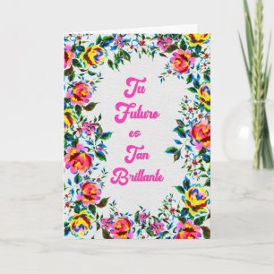 Carte Tu Futuro Brilla con Luz Propia Felicitación