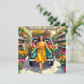 Carte Tu Grandis Fille | Jeu de jardin (Debout devant)