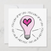 Carte Tu Illumines Ma Vie (Devant)