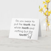 Carte Tu jure ? (Fleur jaune)