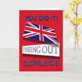 Carte Tu L'As Fait, Union Jack ! Drapeau britannique (Fleur jaune)