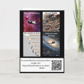 Carte Tu M'As Brisé Le Coeur. (Dos)