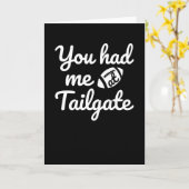 Carte Tu m'as eu à Tailgate (Fleur jaune)