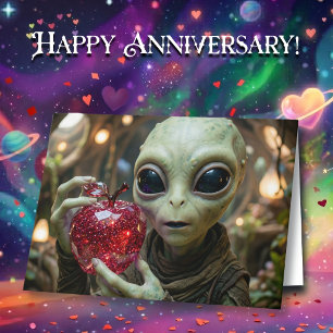 Carte Tu m'as eu au premier contact Joyeux Anniversair
