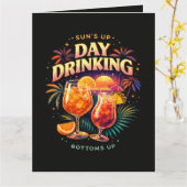 Carte Tu m'as eu dès la boisson de jour (Fleur jaune)