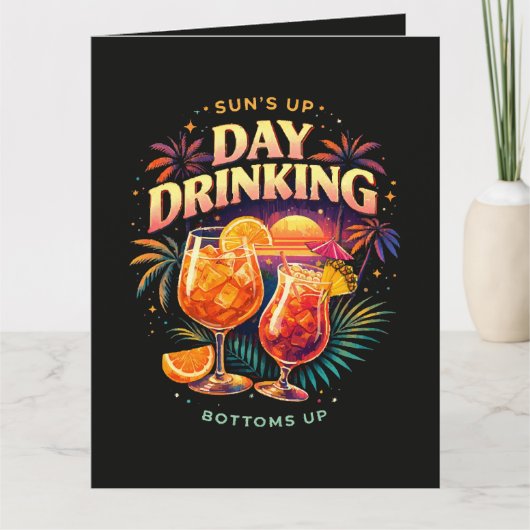 Carte Tu m'as eu dès la boisson de jour (Devant)