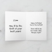 Carte Tu me fais mouiller, PS : Joyeux anniversaire (Intérieur)