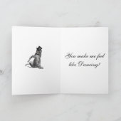 Carte Tu me fais sentir comme Danser ! Tap Chat de danse (Intérieur)