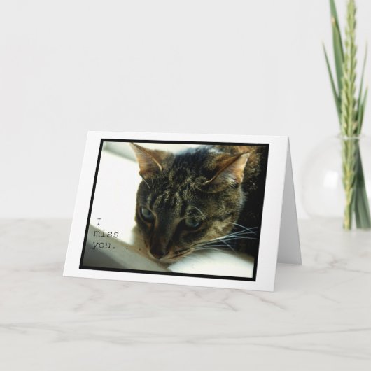 Carte Tu me manque (Devant)