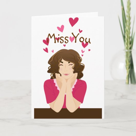 Carte Tu me manque (Devant)