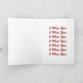 Carte Tu me manque (Intérieur)