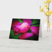 CARTE TU ME MANQUE ! (Fleur jaune)