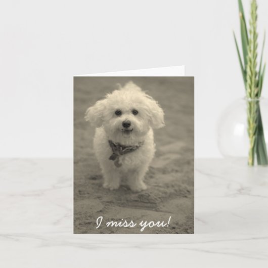 Carte Tu me manques ! (Devant)