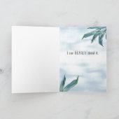 Carte Tu Me Manques Panda Bear (Intérieur)