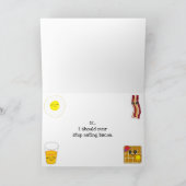 Carte Tu me manques plus que Bacon (Intérieur)