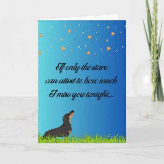 Carte Tu Me Manques Relation De Longue Distance (Devant)