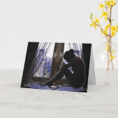 Carte Tu me manques tellement (Fleur jaune)