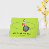 Carte Tu me renverses Joyeuse Saint-Valentin | Amour (Fleur jaune)