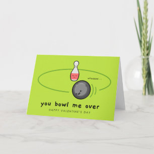 Carte Tu me renverses Joyeuse Saint-Valentin Amour