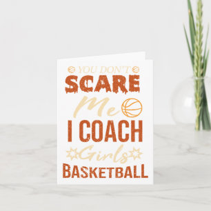 Carte Tu ne me fais pas peur J'Entraîne Filles Basketbal