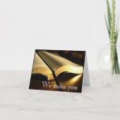 Carte Tu nous manque ! (Devant)