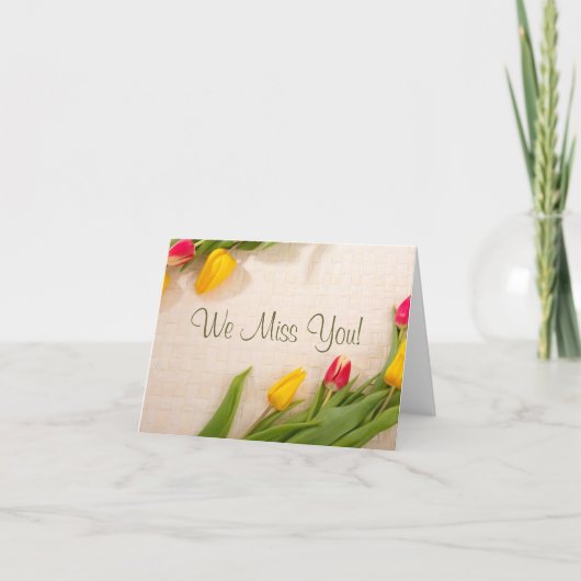 Carte Tu nous manque ! (Devant)