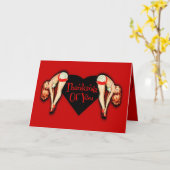 Carte Tu Penses À T'Enfiler (Fleur jaune)