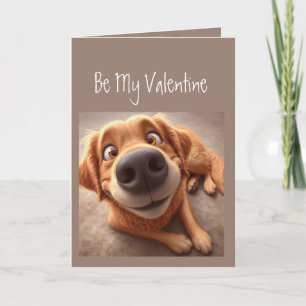 Carte Tu sais combien je t'aime Chien Mignon 