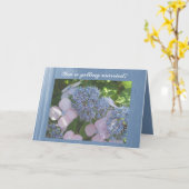 Carte Tu te maries ! Félicitations à Hydrangea (Fleur jaune)