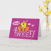 Carte Tu Twitte (Fleur jaune)