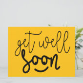 Carte Tu vas bientôt te redresser. Bonne chance! (Debout devant)