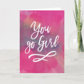 Carte Tu vas la fille (Devant)