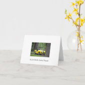 Carte Tu vas vraiment à Places ! (Fleur jaune)