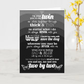 CARTE ***TU VEUX DIRE LE MONDE ENTIER POUR MOI*** (Fleur jaune)