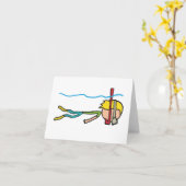 Carte Tuba (Fleur jaune)