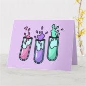 Carte Tubes à essai turbulents (Fleur jaune)