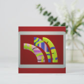 Carte Tubes design d'art graphique moderne sur prune som (Debout devant)