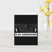 Carte Tug War est ma superpuissance (Fleur jaune)