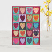 Carte Tuiles d'art de coeur (Fleur jaune)