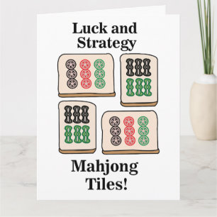 Carte Tuiles de Mahjong Chance Stratégie Joueurs Ventila