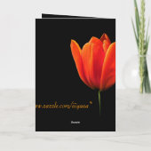 Carte Tulip (Dos)