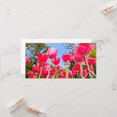 Carte Tulip (Devant/Arrière en situation)