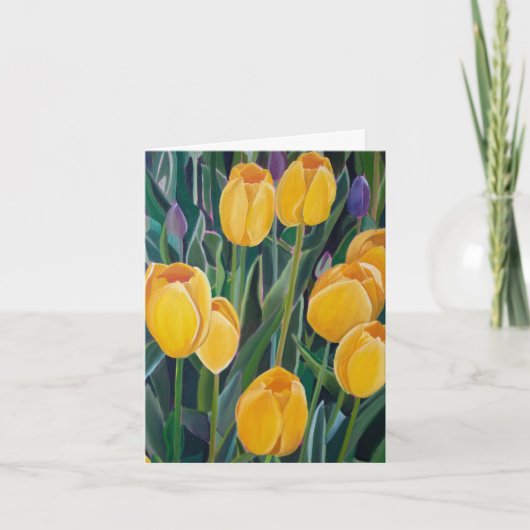 Carte Tulip Jaune (Devant)