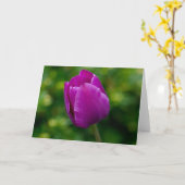 Carte Tulipe (Fleur jaune)