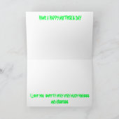 Carte Tulipe de printemps (Intérieur)