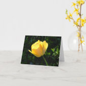Carte Tulipe jaune (Fleur jaune)